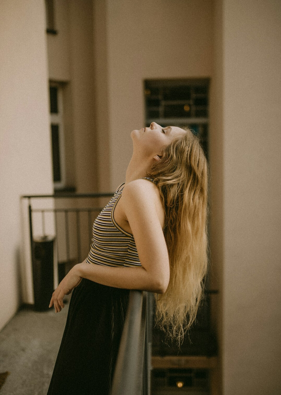 Portrait of a Polish woman editor in her thirties